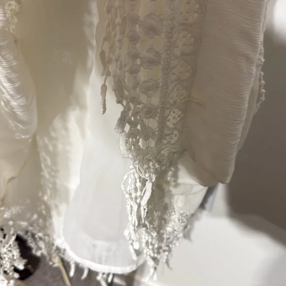 AE off-white summer dress size Small - Picture 7 of 12